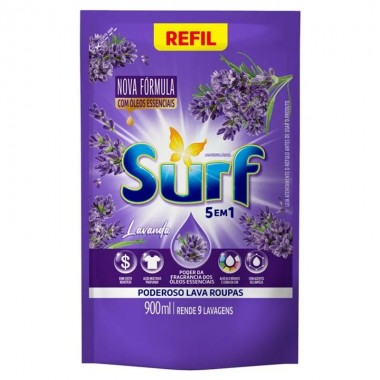 LAVA ROUPA LIQ SURF LAVANDA SHT 900ML