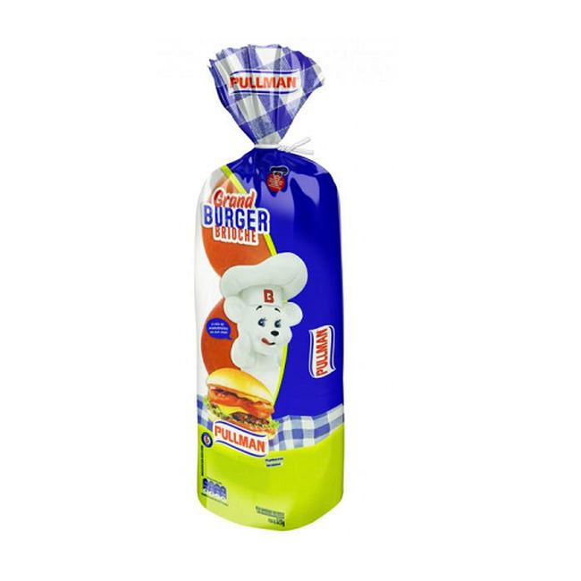 PAO PULLMAN HAMBURGUER BRIOCHE 520GR