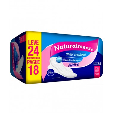 ABSORVENTE NAT C/A L24P18