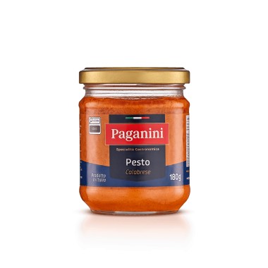 MOLHO PAGANINI PESTO CALABRESE 180G